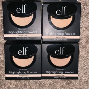 Shimmer highlighting powder